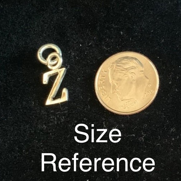 Letter Q charm .925 sterling silver - Picture 2 of 2